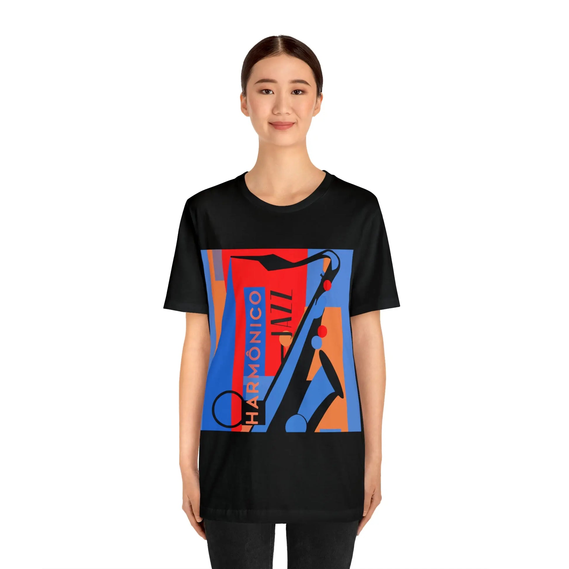 Harmônico Jazz Graphic T-Shirt | Unisex Jersey Short Sleeve Tee 