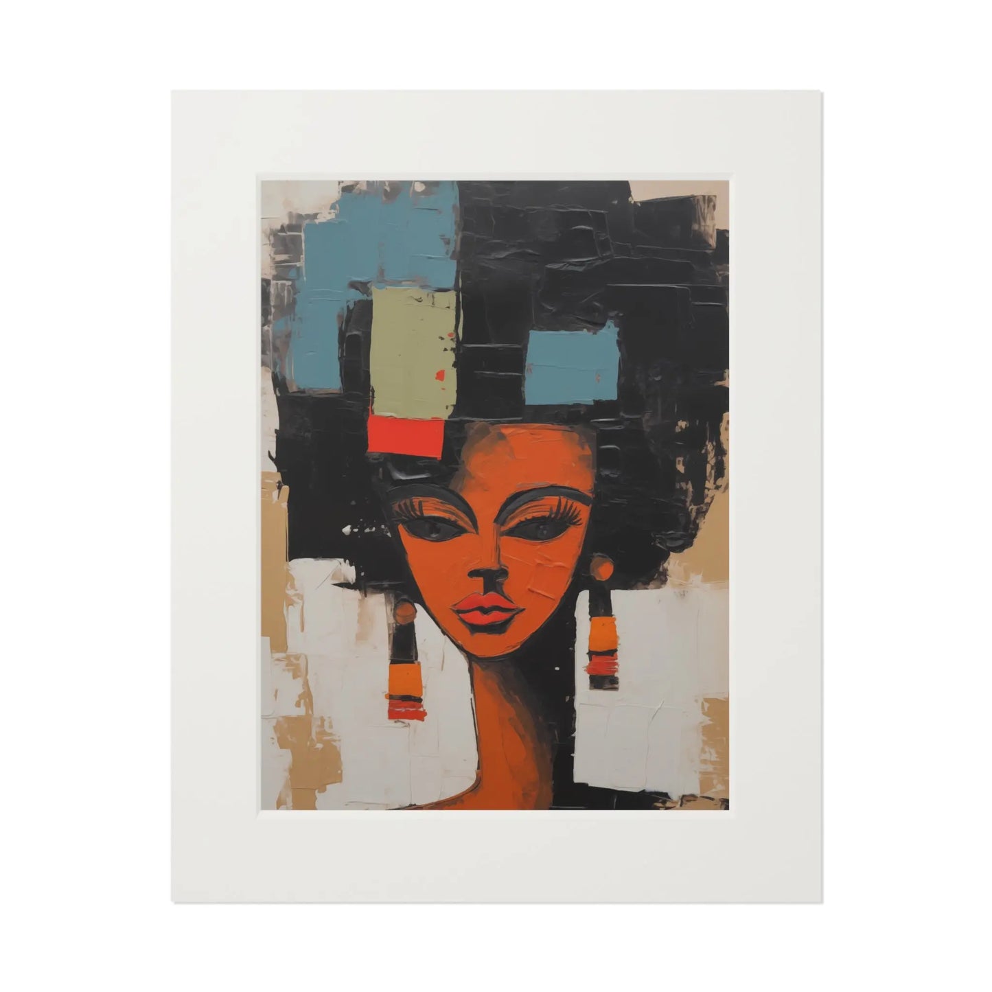 Woman Portrait V, 2024 | Fine Art Prints | African American art prints | African American paintings 