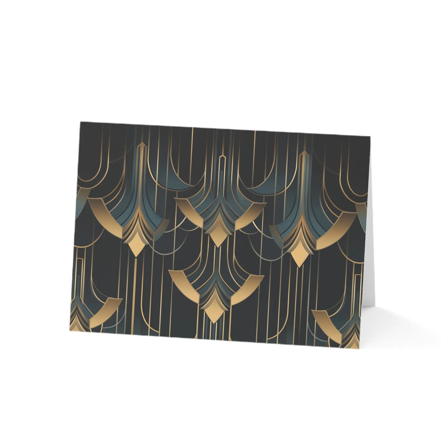 Art Deco Thank You Cards | Blank Thank You Cards | Luxury Thank You Cards  (1, 10, 30, and 50pcs) 