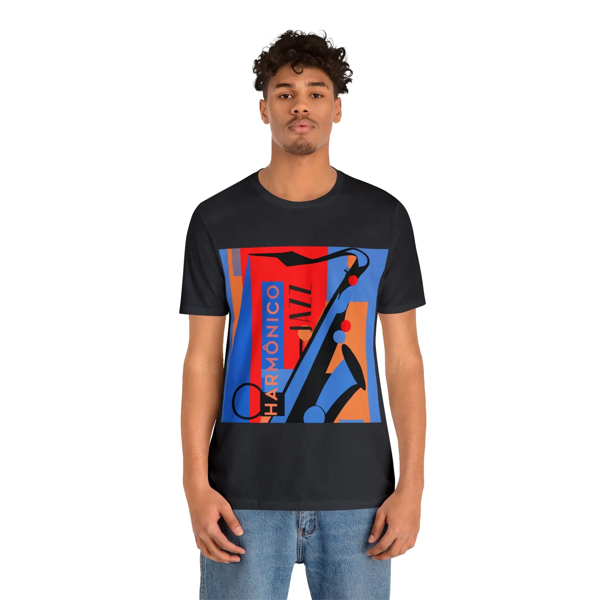 Harmônico Jazz Graphic T-Shirt | Unisex Jersey Short Sleeve Tee 