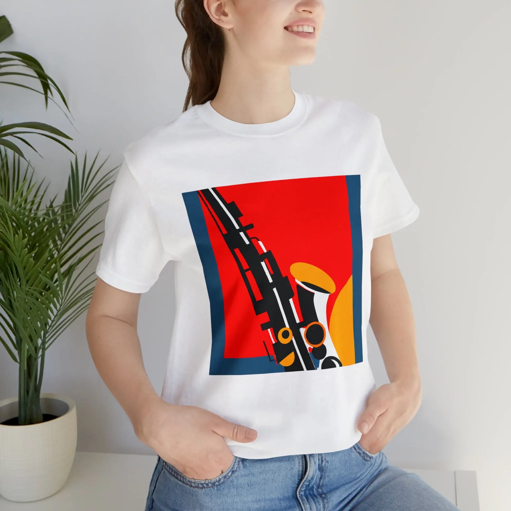 All About Sax Graphic T Shirt | Unisex Jersey Short Sleeve Tee 