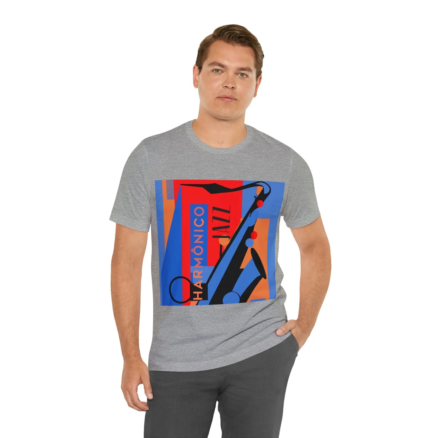 Harmônico Jazz Graphic T-Shirt | Unisex Jersey Short Sleeve Tee 