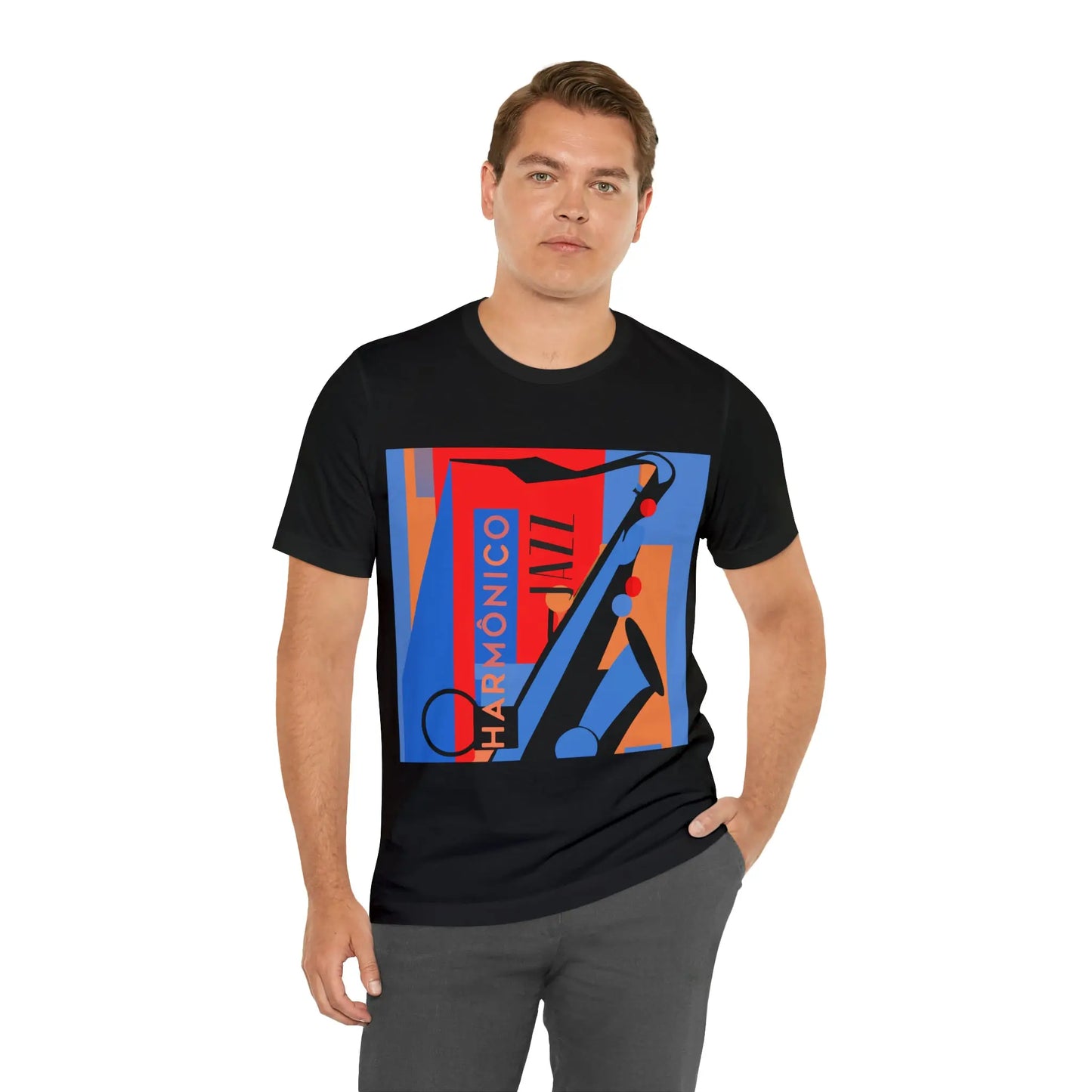 Harmônico Jazz Graphic T-Shirt | Unisex Jersey Short Sleeve Tee 