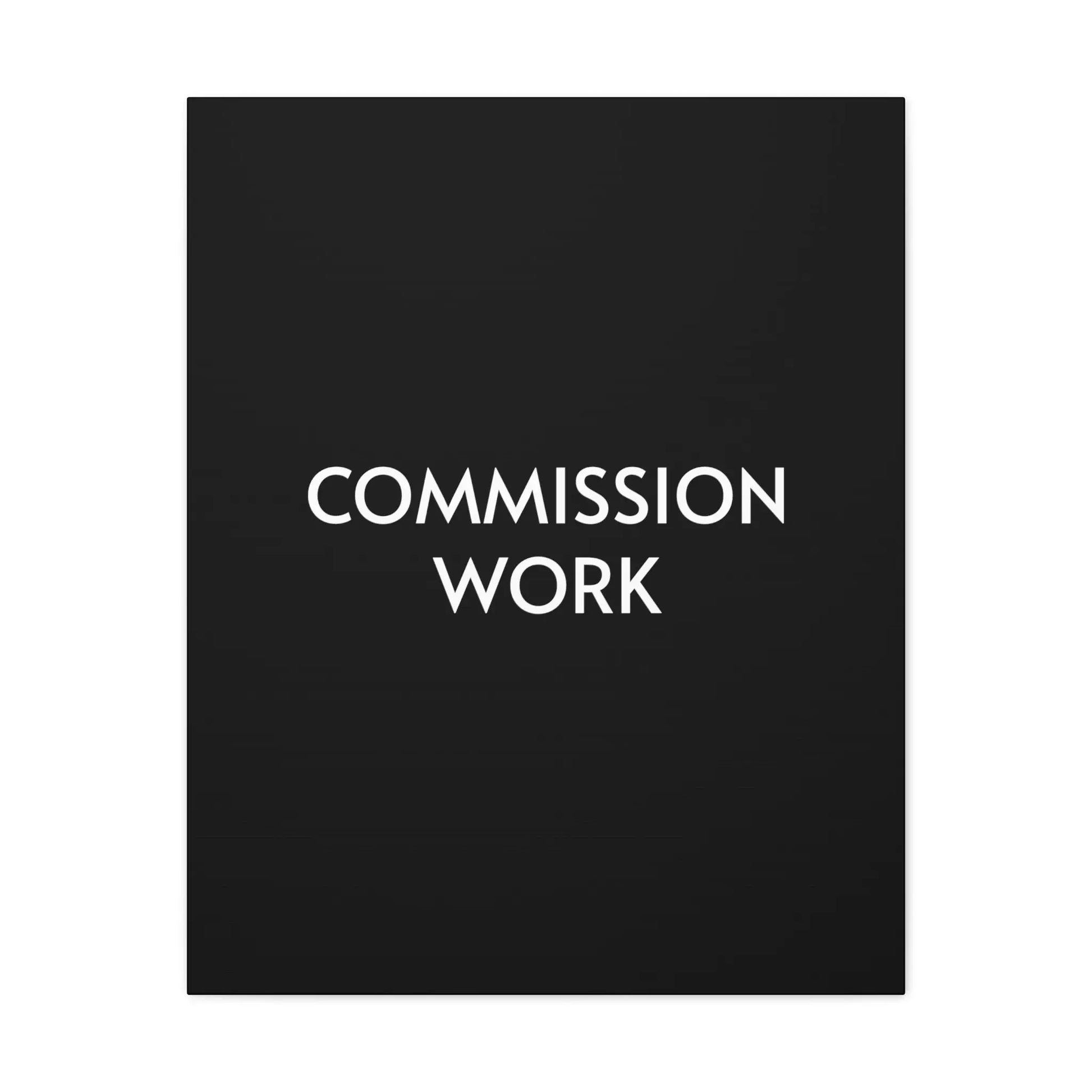 Commission Work on Canvas (Unframed) | Canvas Gallery Wraps 