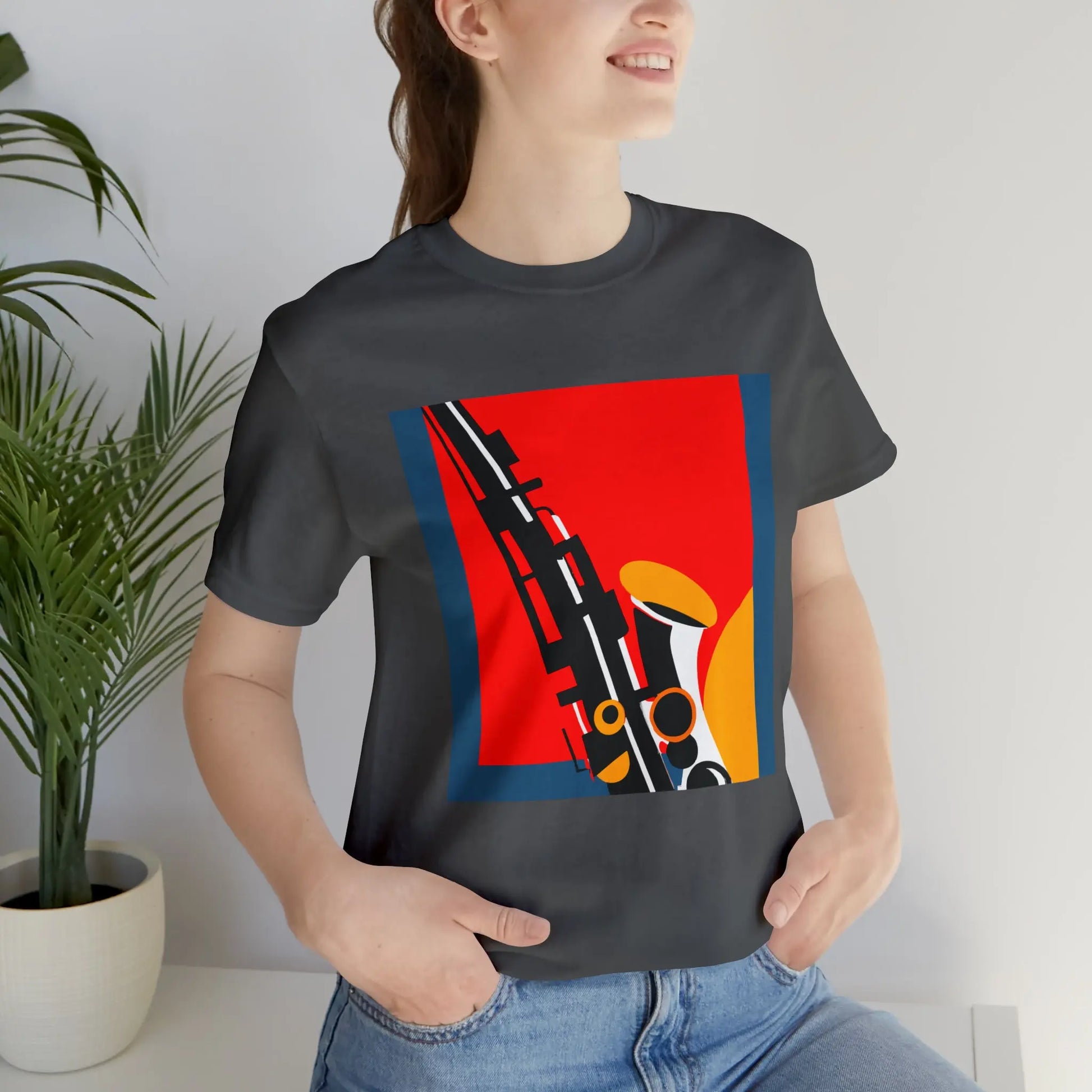 All About Sax Graphic T Shirt | Unisex Jersey Short Sleeve Tee 