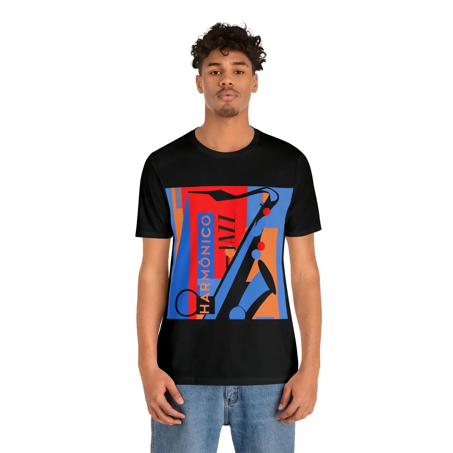 Harmônico Jazz Graphic T-Shirt | Unisex Jersey Short Sleeve Tee 