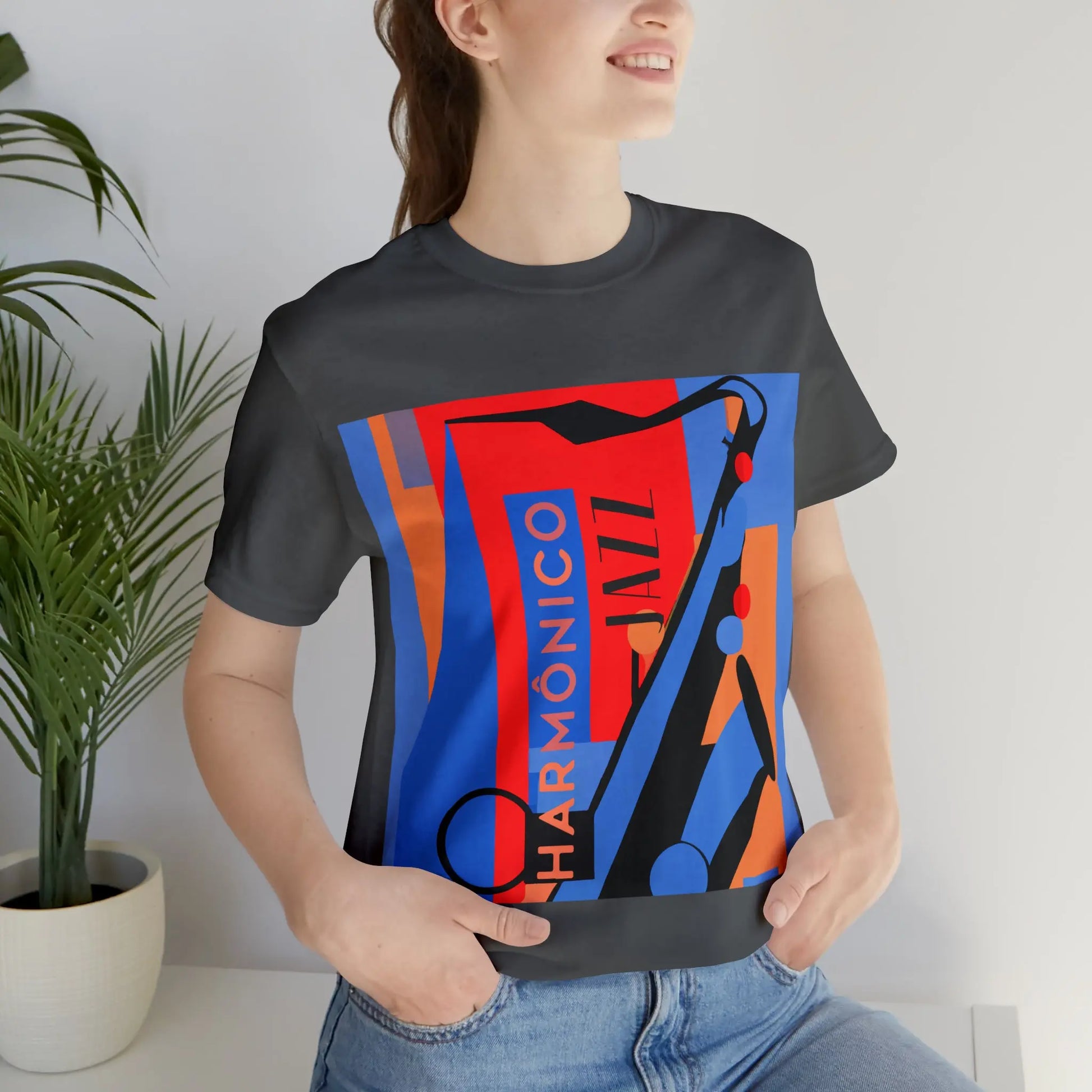 Harmônico Jazz Graphic T-Shirt | Unisex Jersey Short Sleeve Tee 