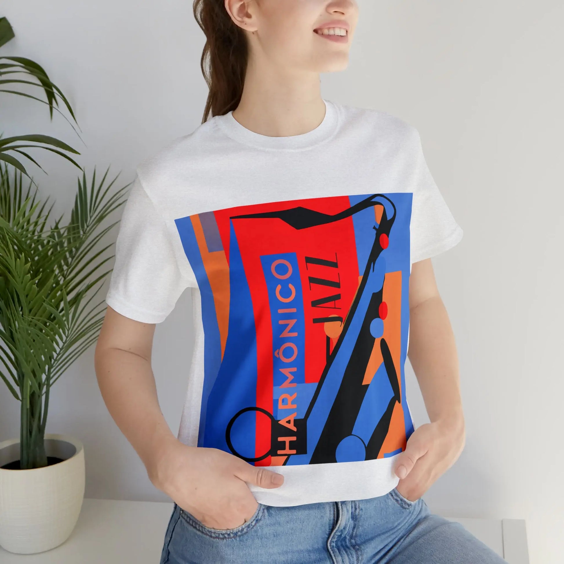 Harmônico Jazz Graphic T-Shirt | Unisex Jersey Short Sleeve Tee 