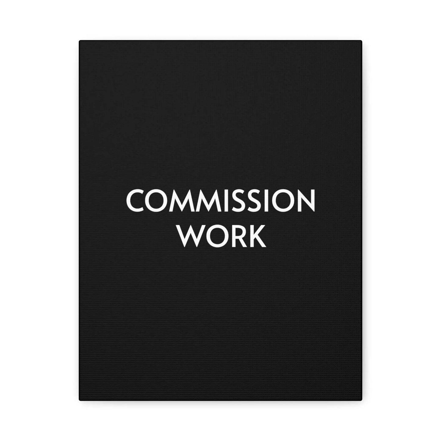 Commission Work on Canvas (Unframed) | Canvas Gallery Wraps 