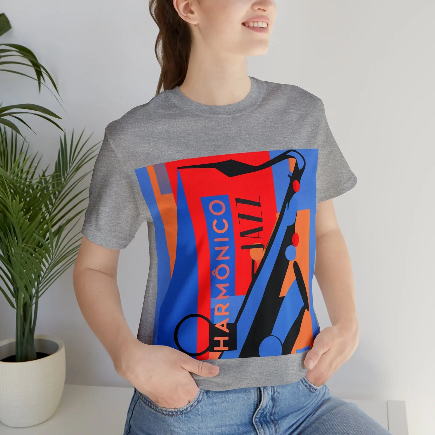 Harmônico Jazz Graphic T-Shirt | Unisex Jersey Short Sleeve Tee 