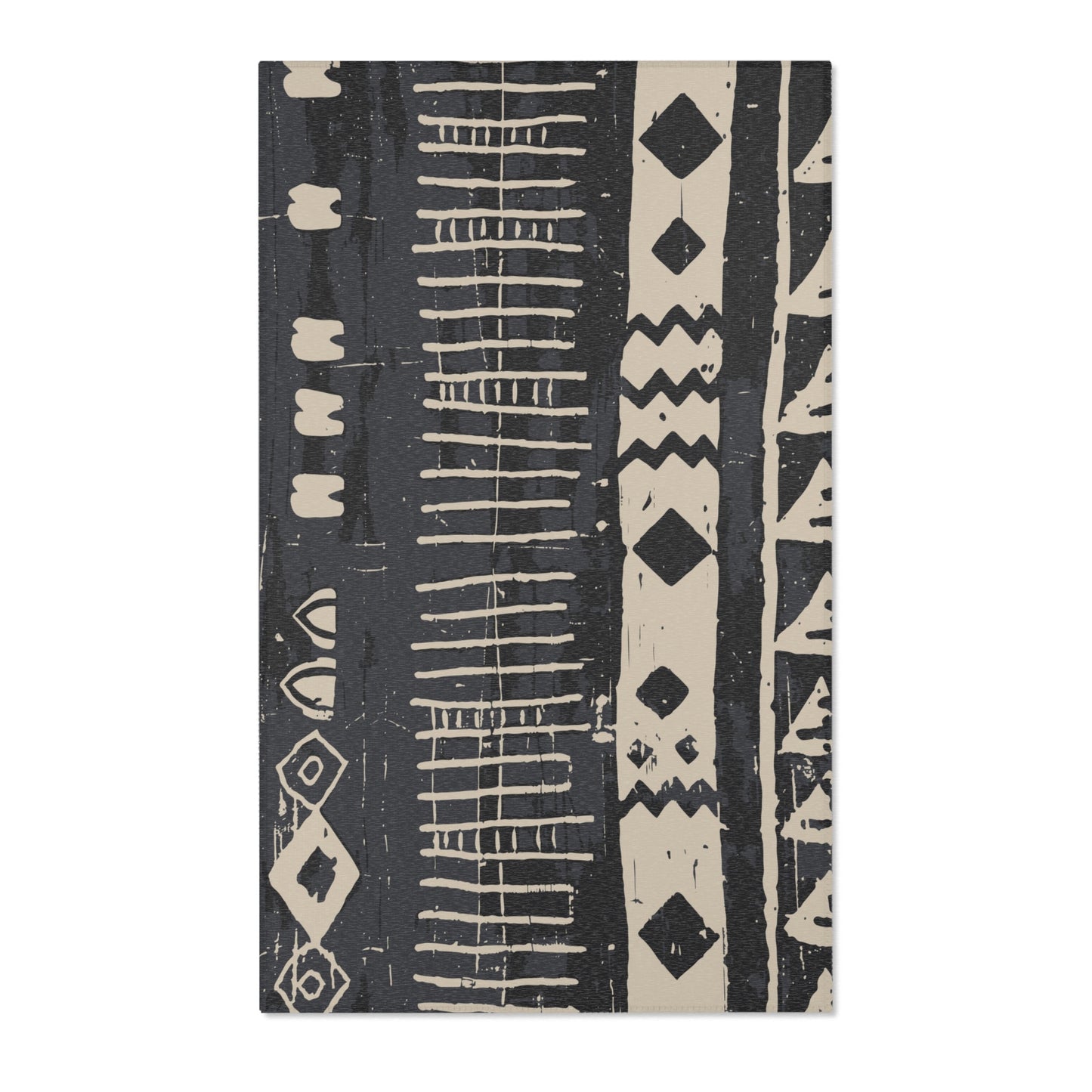 African Mudcloth Area Rug