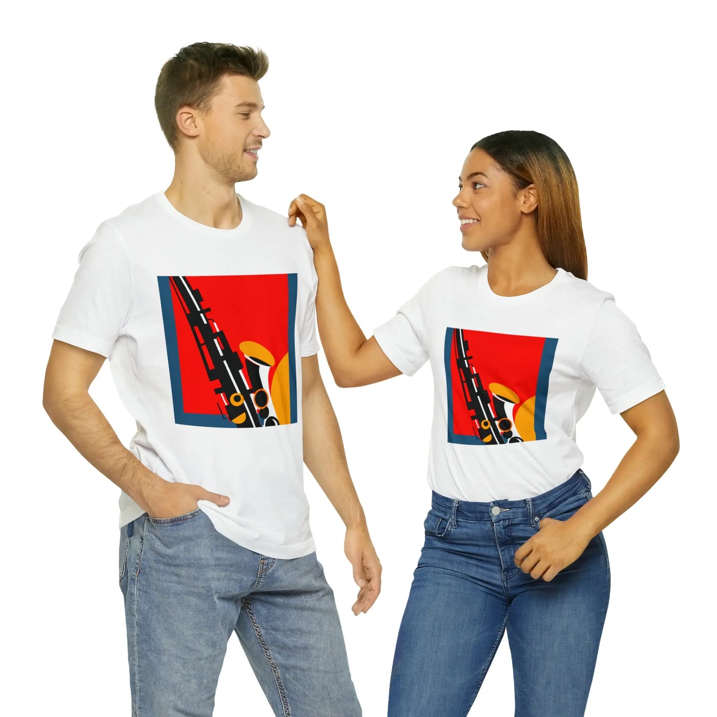 All About Sax Graphic T Shirt | Unisex Jersey Short Sleeve Tee 