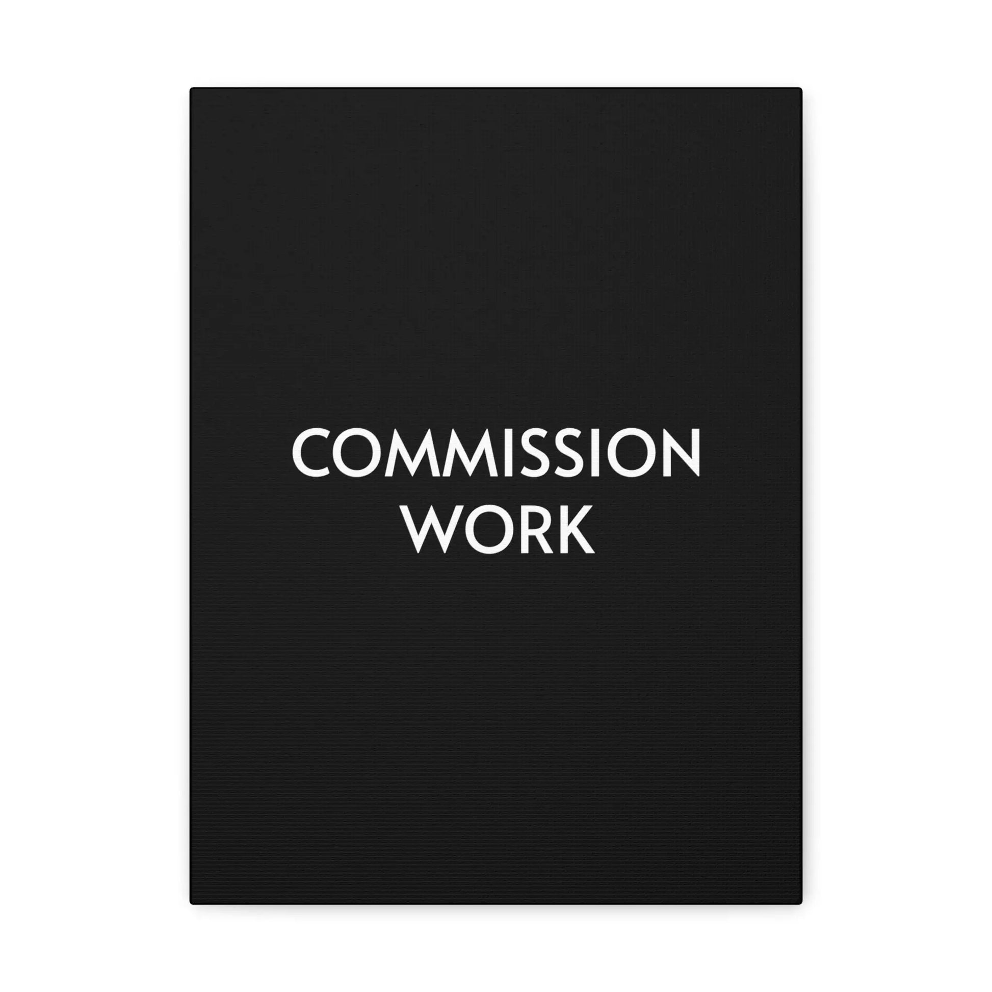 Commission Work on Canvas (Unframed) | Canvas Gallery Wraps 