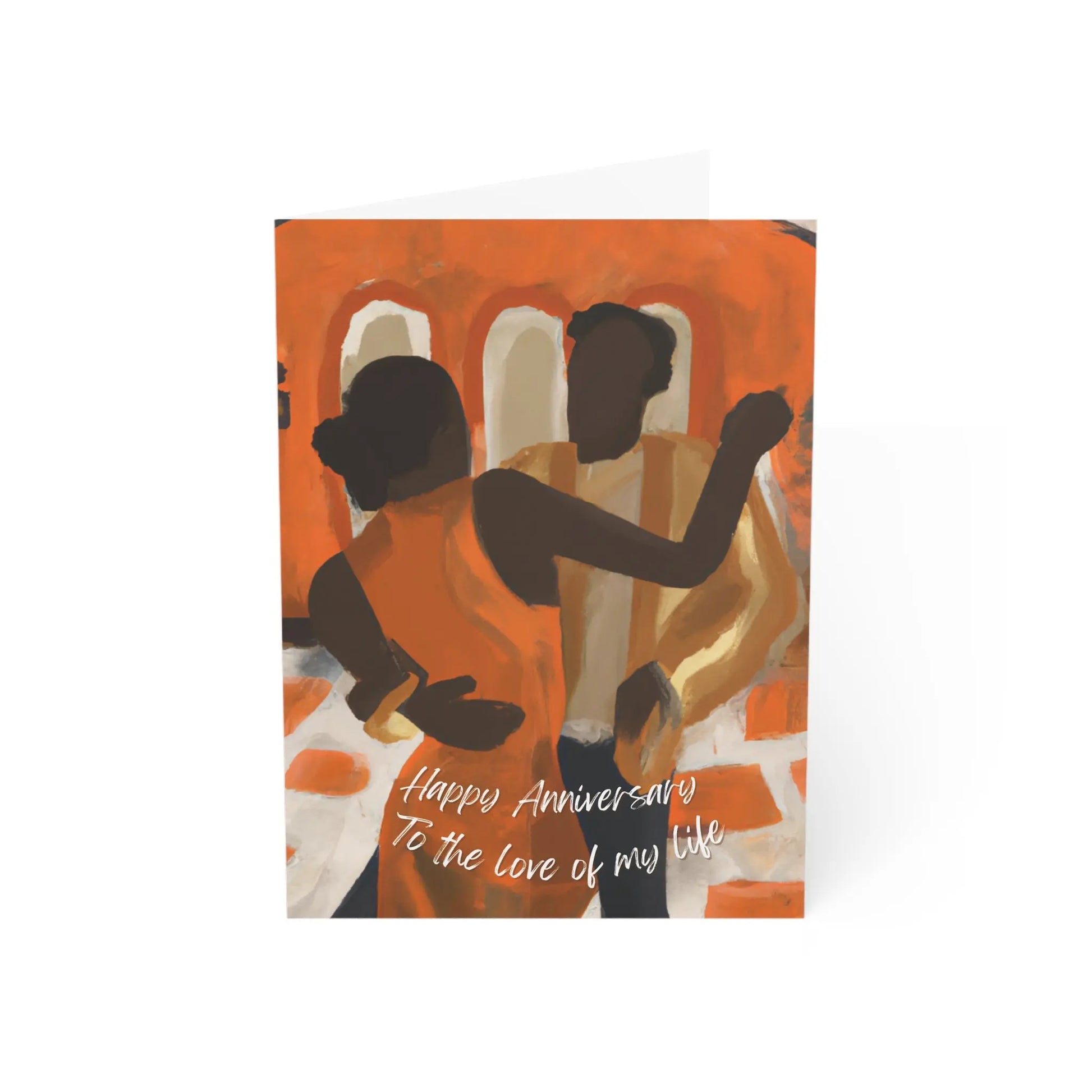 Black Love Anniversary Cards | Anniversary Cards for Him | Anniversary Cards for Her | Happy Anniversary Cards Greeting Cards (1, 10, 30, and 50pcs) 
