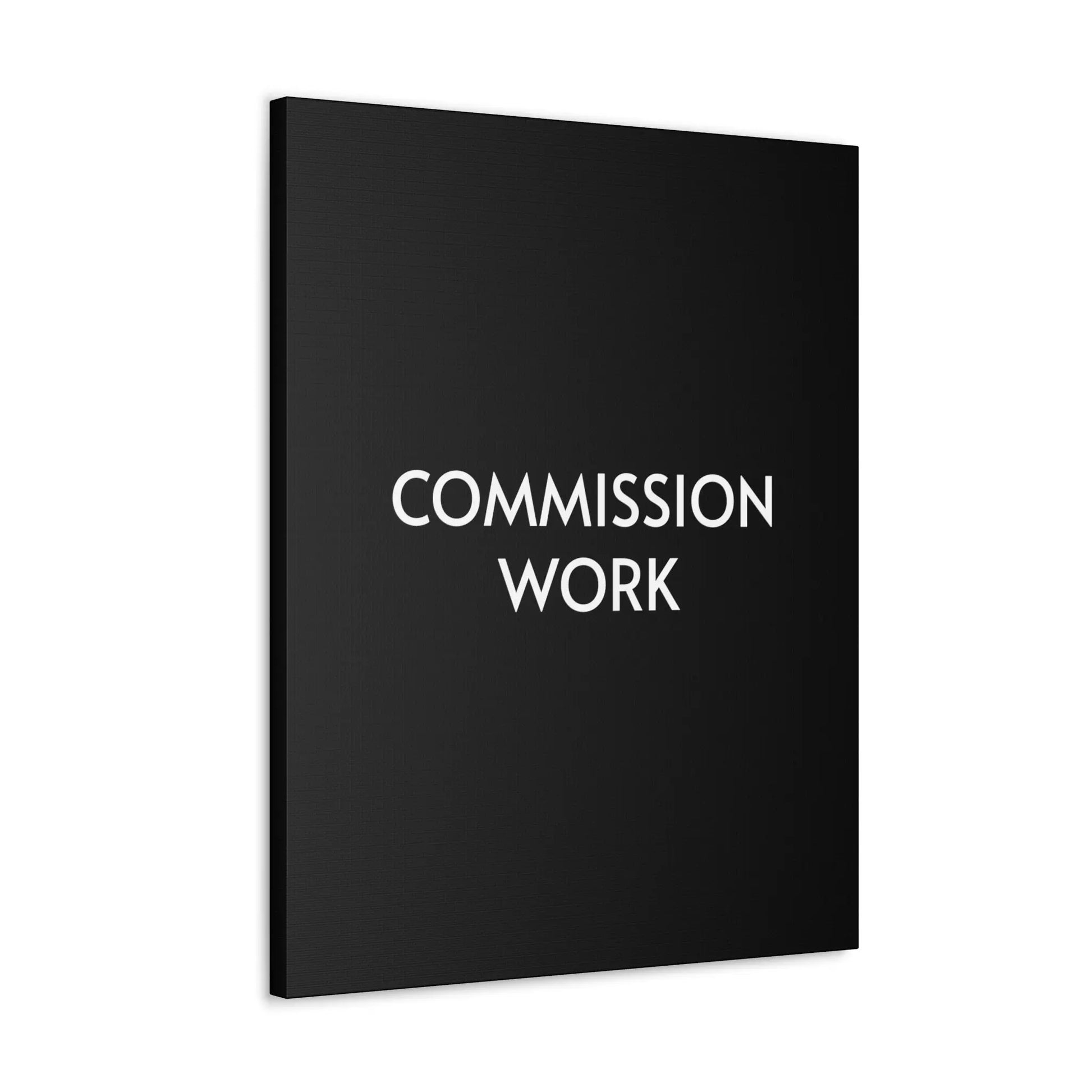 Commission Work on Canvas (Unframed) | Canvas Gallery Wraps 