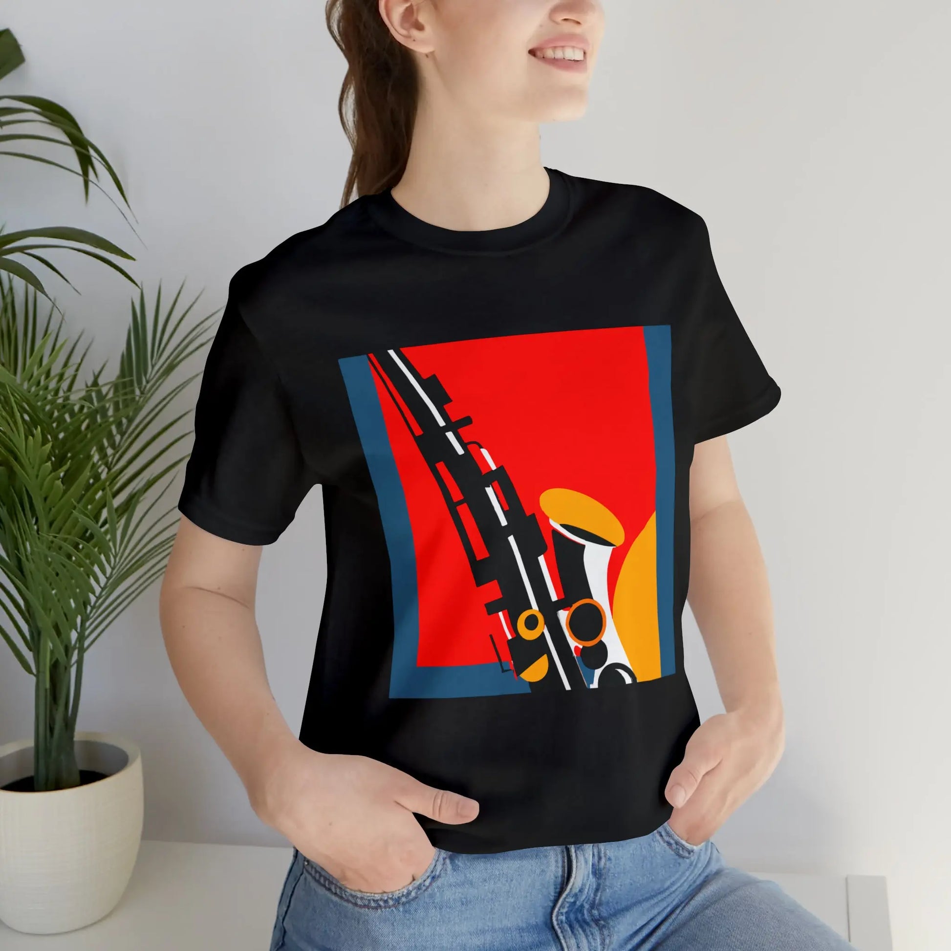 All About Sax Graphic T Shirt | Unisex Jersey Short Sleeve Tee 