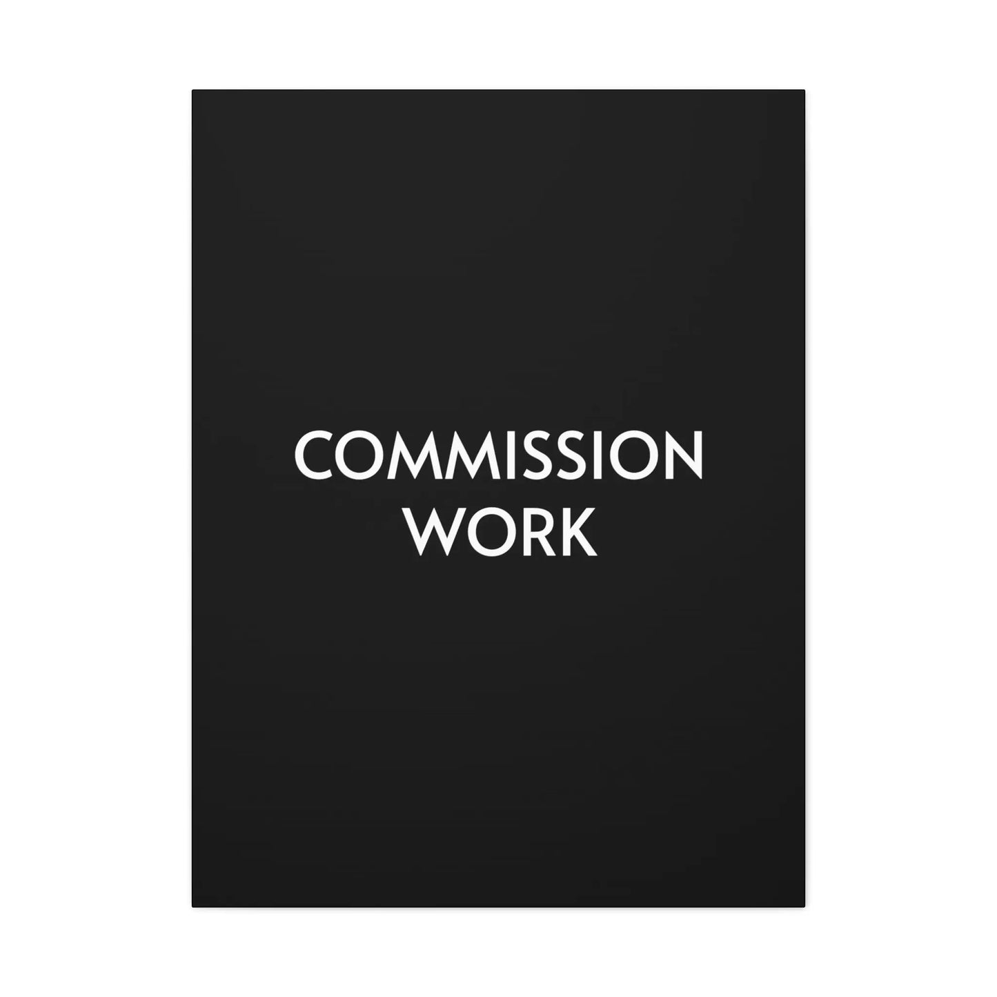 Commission Work on Canvas (Unframed) | Canvas Gallery Wraps 