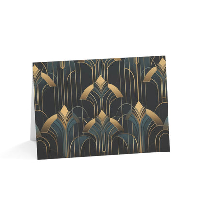 Art Deco Thank You Cards | Blank Thank You Cards | Luxury Thank You Cards  (1, 10, 30, and 50pcs) 