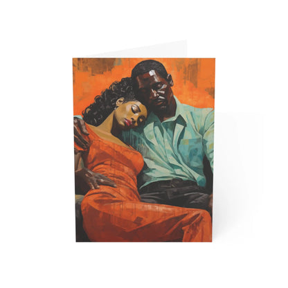 "You Are My Safe Space" Black Love Greeting Cards for Valentine's Day | Valentine's Day Cards for Him | Valentine's Day Cards for Her  (1, 10, 30, and 50pcs) 