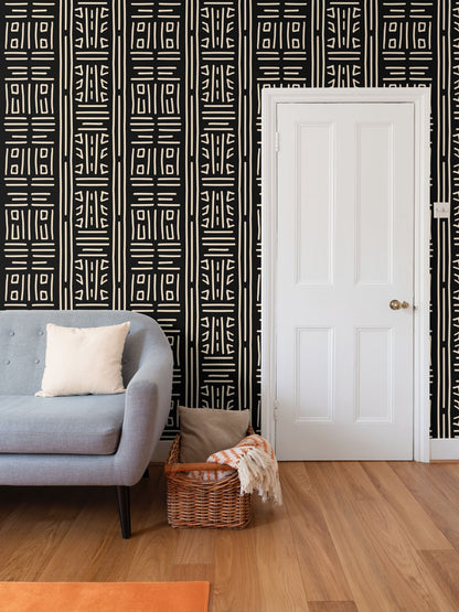 African Mudcloth Luxury Wallpaper 01