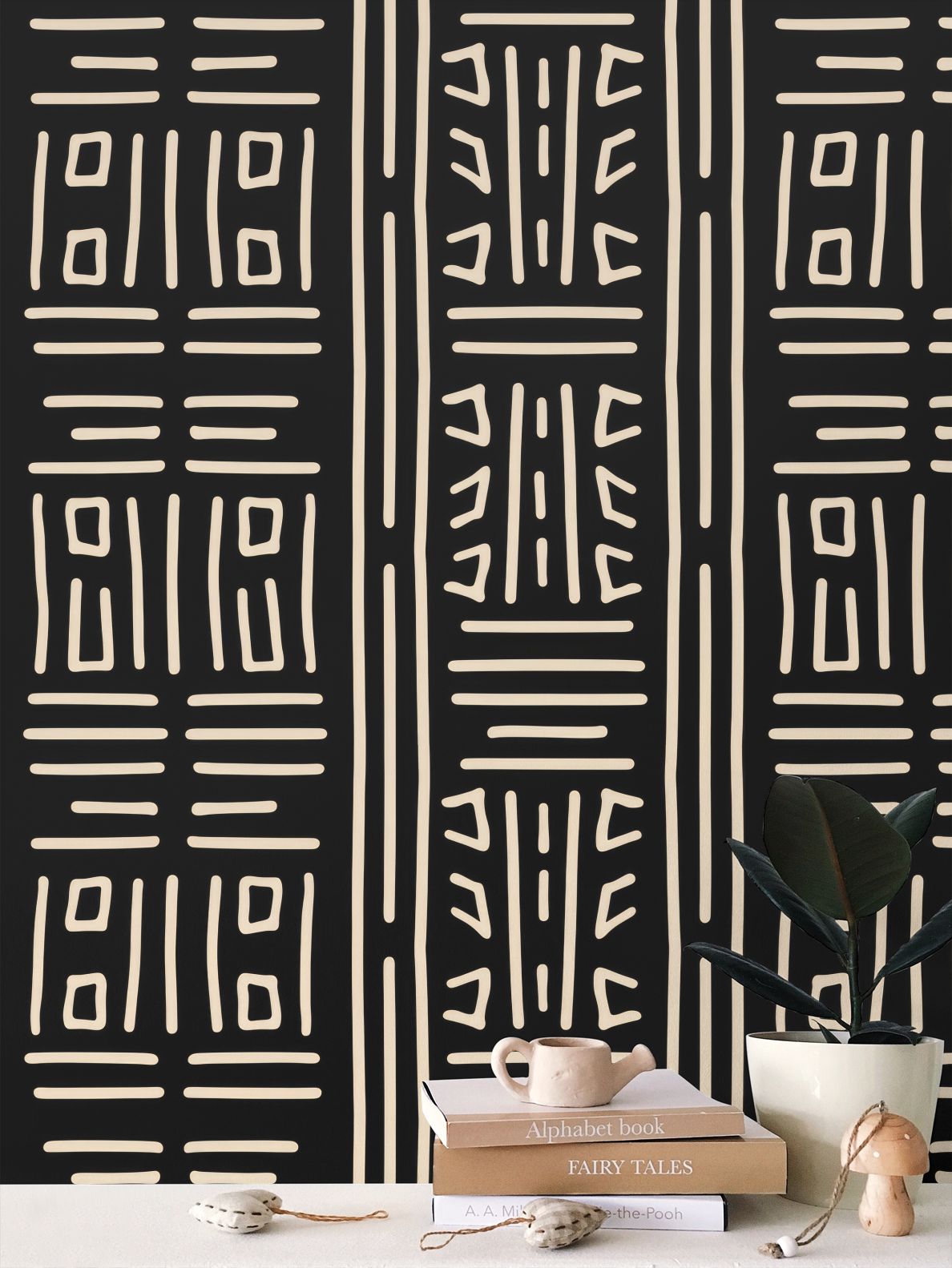 African Mudcloth Luxury Wallpaper 01