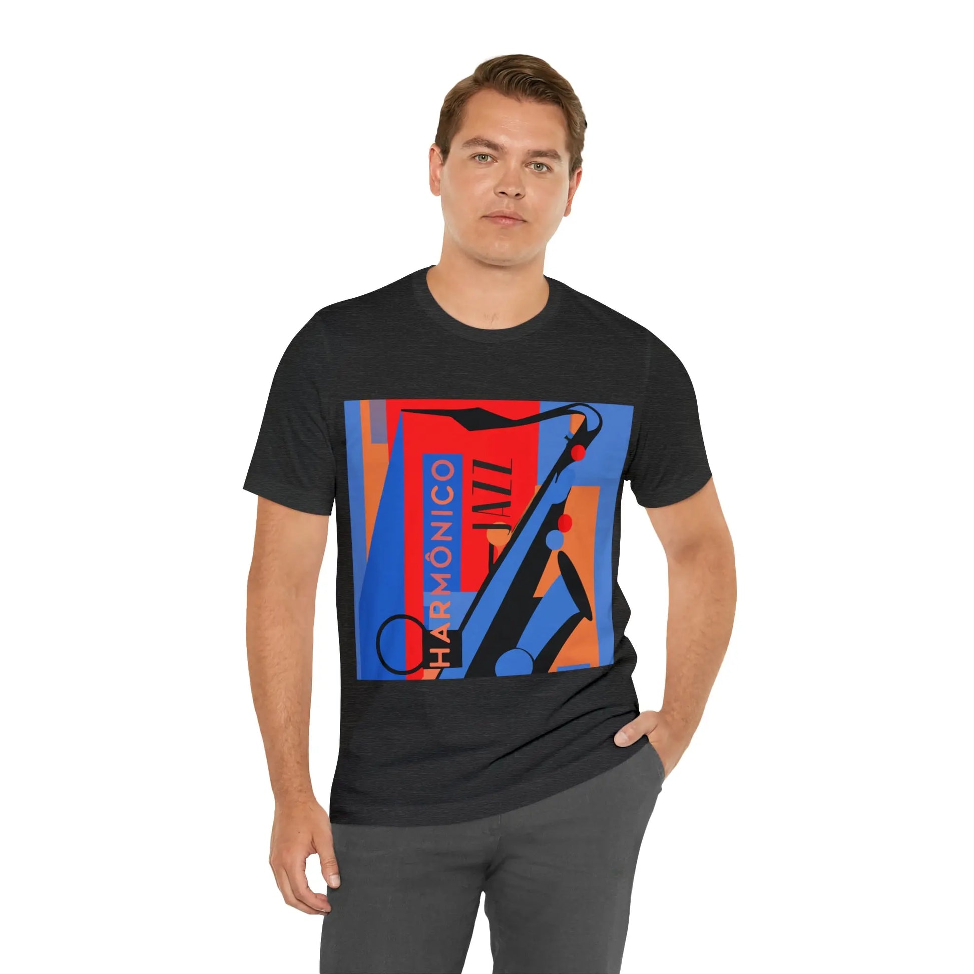 Harmônico Jazz Graphic T-Shirt | Unisex Jersey Short Sleeve Tee 