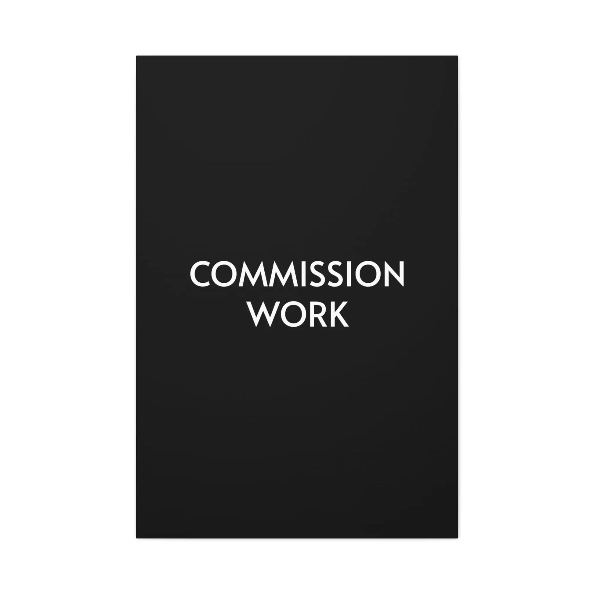 Commission Work on Canvas (Unframed) | Canvas Gallery Wraps 