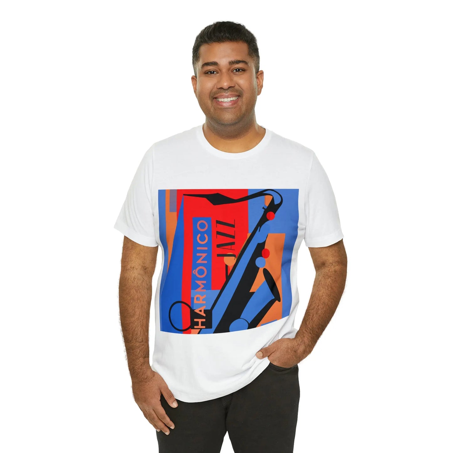 Harmônico Jazz Graphic T-Shirt | Unisex Jersey Short Sleeve Tee 