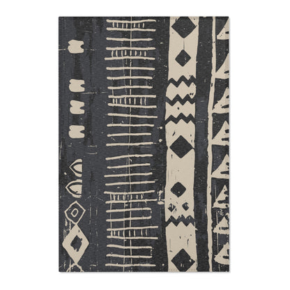 African Mudcloth Area Rug