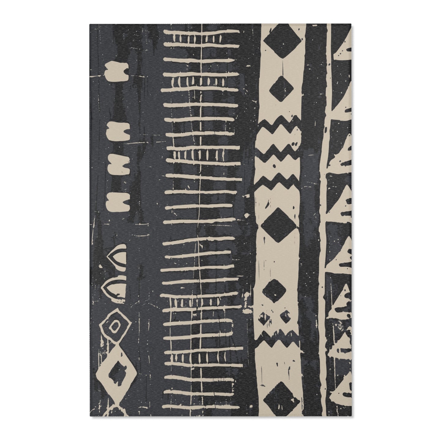 African Mudcloth Area Rug