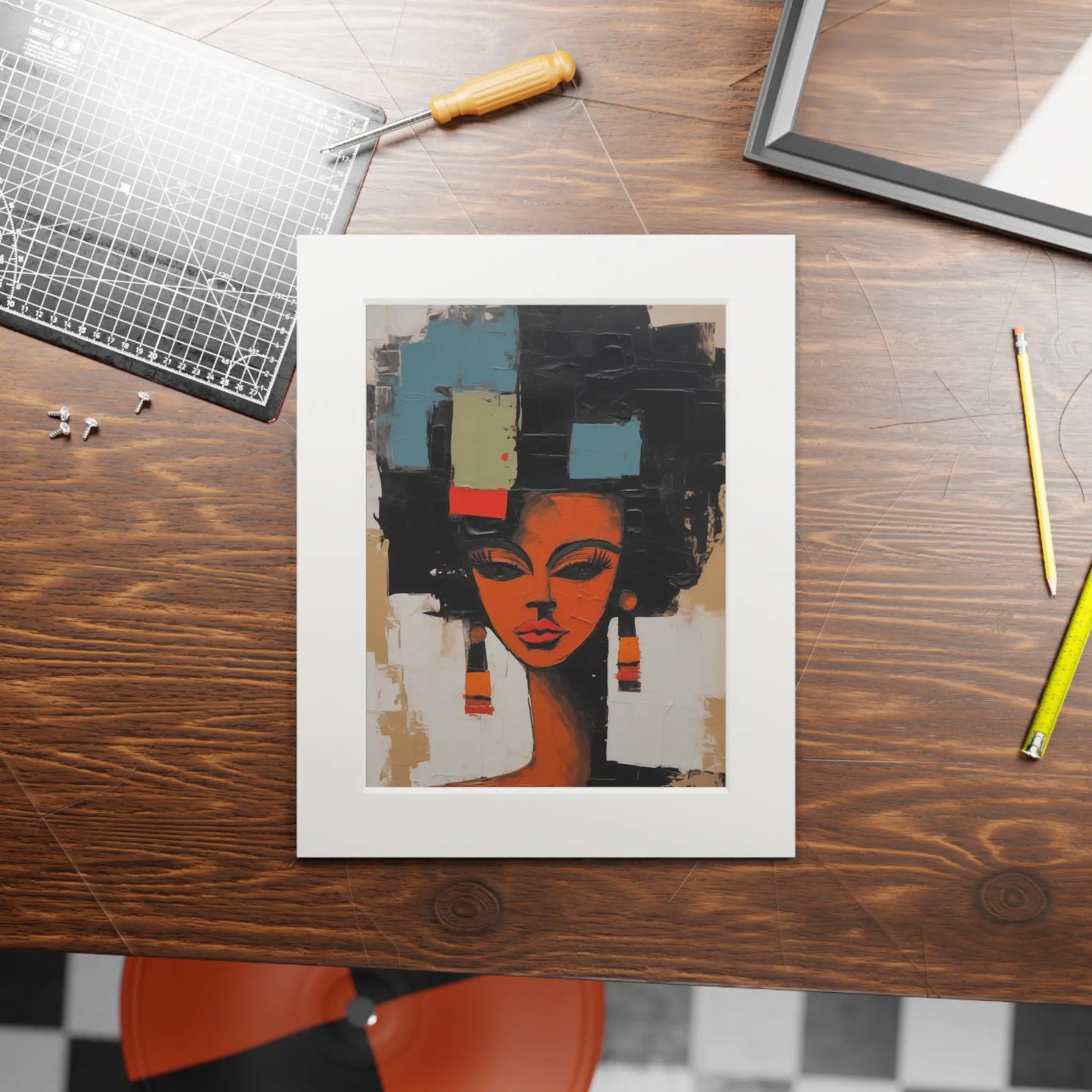 Woman Portrait V, 2024 | Fine Art Prints | African American art prints | African American paintings 