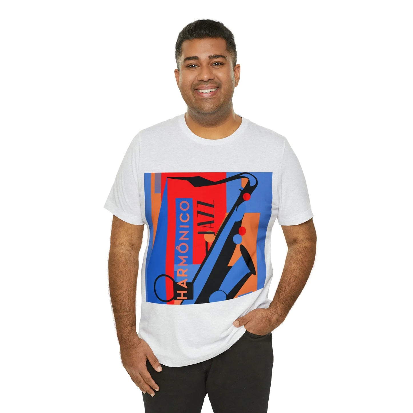 Harmônico Jazz Graphic T-Shirt | Unisex Jersey Short Sleeve Tee 