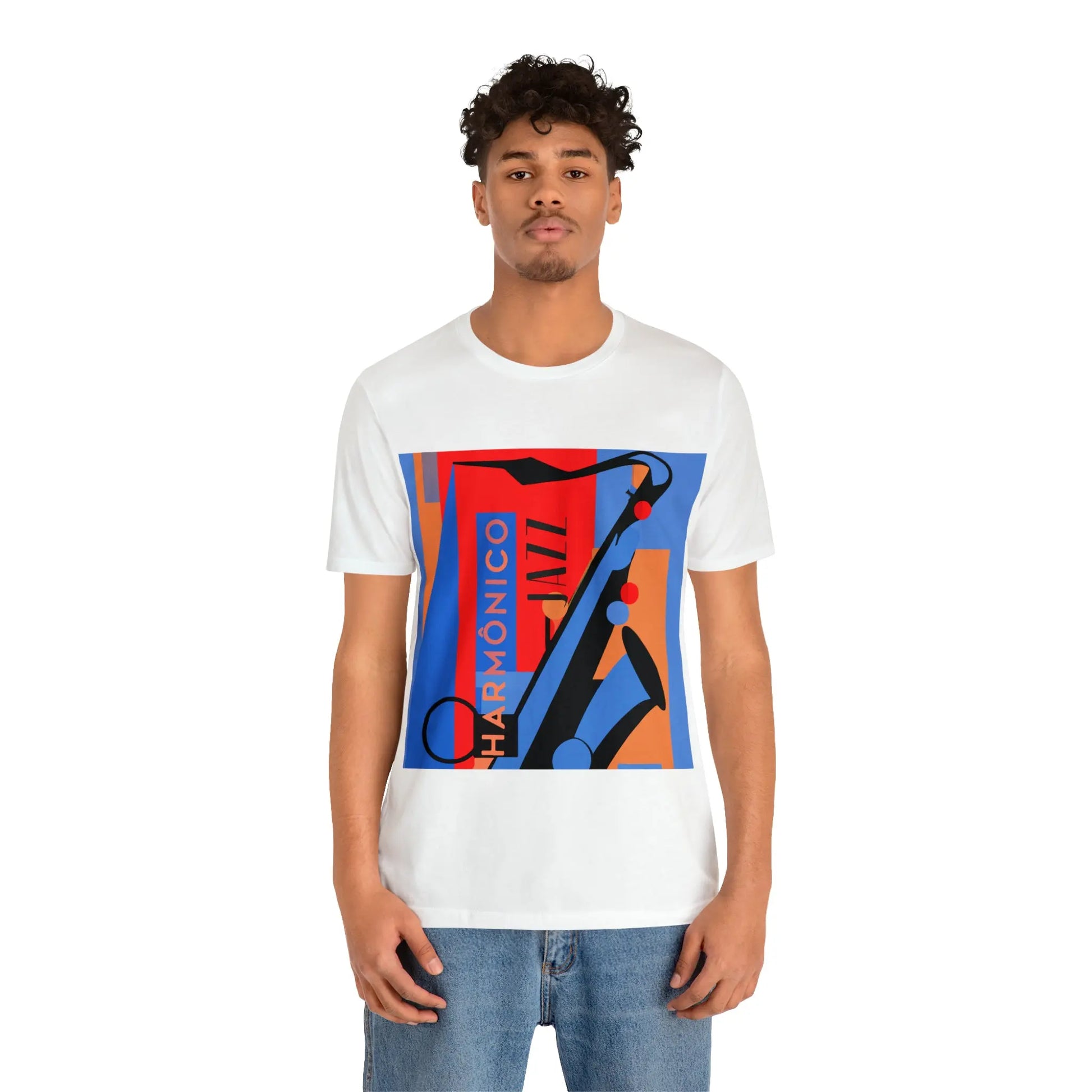 Harmônico Jazz Graphic T-Shirt | Unisex Jersey Short Sleeve Tee 