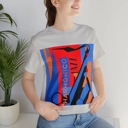 Harmônico Jazz Graphic T-Shirt | Unisex Jersey Short Sleeve Tee 