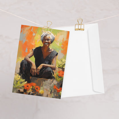 Happy Birthday Grandma, Grandmother Greeting Card, Greeting Card for Her, Greeting Card for Women, African American Greeting Cards, Birthday Card for Woman, Birthday Card for Women Greeting card