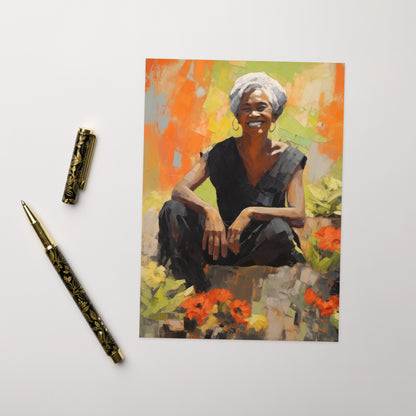 Happy Birthday Grandma, Grandmother Greeting Card, Greeting Card for Her, Greeting Card for Women, African American Greeting Cards, Birthday Card for Woman, Birthday Card for Women Greeting card