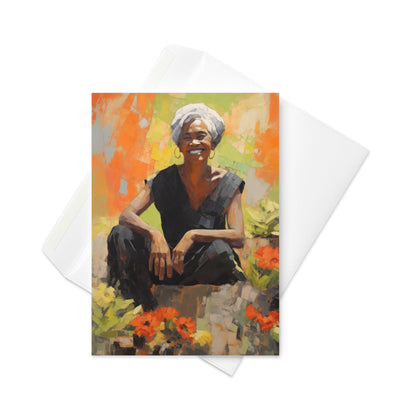 Happy Birthday Grandma, Grandmother Greeting Card, Greeting Card for Her, Greeting Card for Women, African American Greeting Cards, Birthday Card for Woman, Birthday Card for Women Greeting card