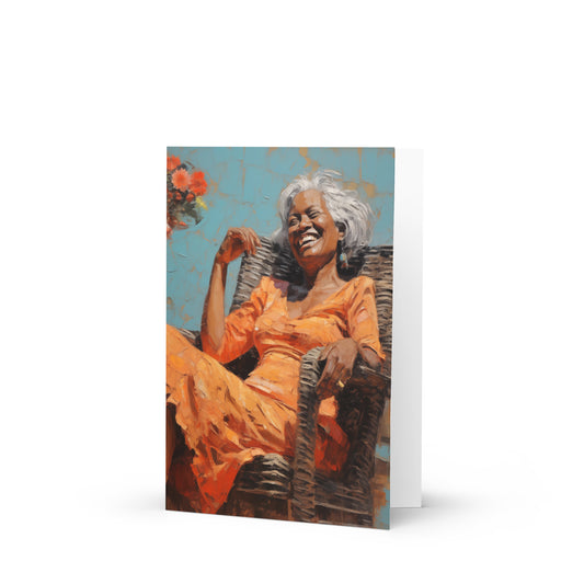 Happy Birthday Grandma, Grandmother Greeting Card, Greeting Card for Her, Greeting Card for Women, African American Greeting Cards, Birthday Card for Woman, Birthday Card for Women Greeting card