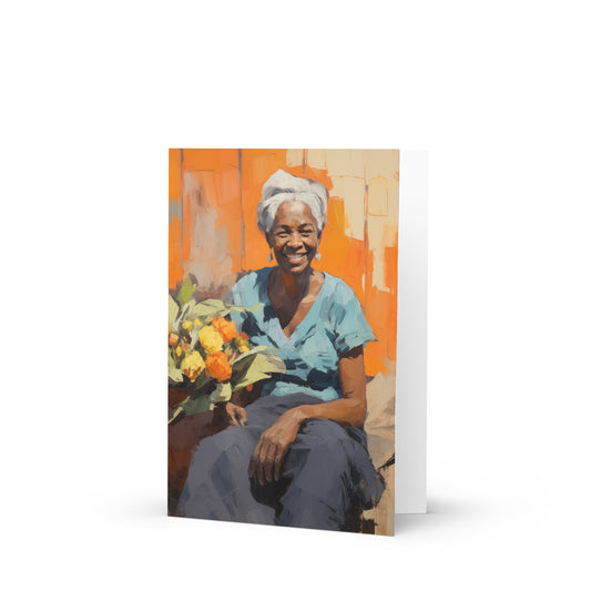 Happy Birthday Grandma, Grandmother Greeting Card, Greeting Card for Her, Greeting Card for Women, African American Greeting Cards, Birthday Card for Woman, Birthday Card for Women Greeting card