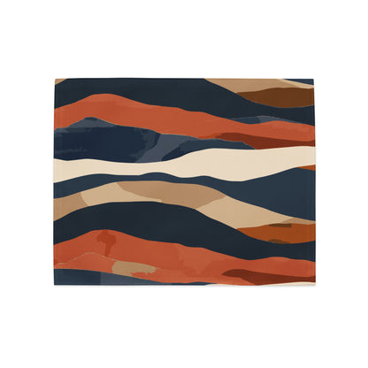 Abstract Mountain Landscape Table Placemat Set