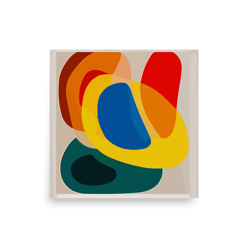 Multicolor Abstract Art Print V