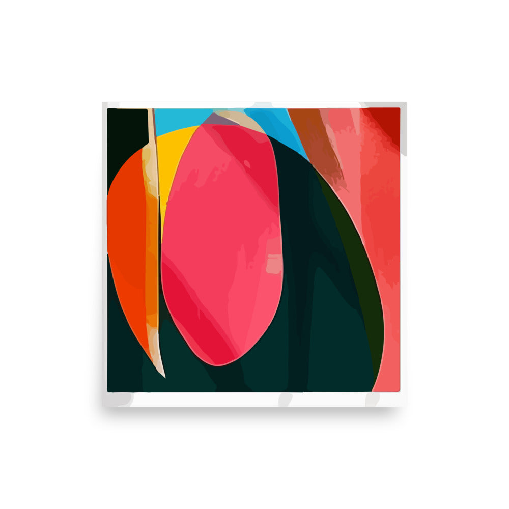 Multicolor Abstract Art Print III
