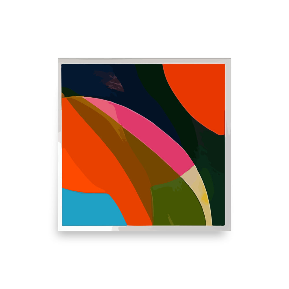 Multicolor Abstract Art Print IV