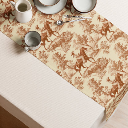 American Western Cowgirl Table runner