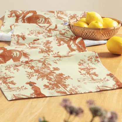 American Western Cowgirl Toile III Table runner