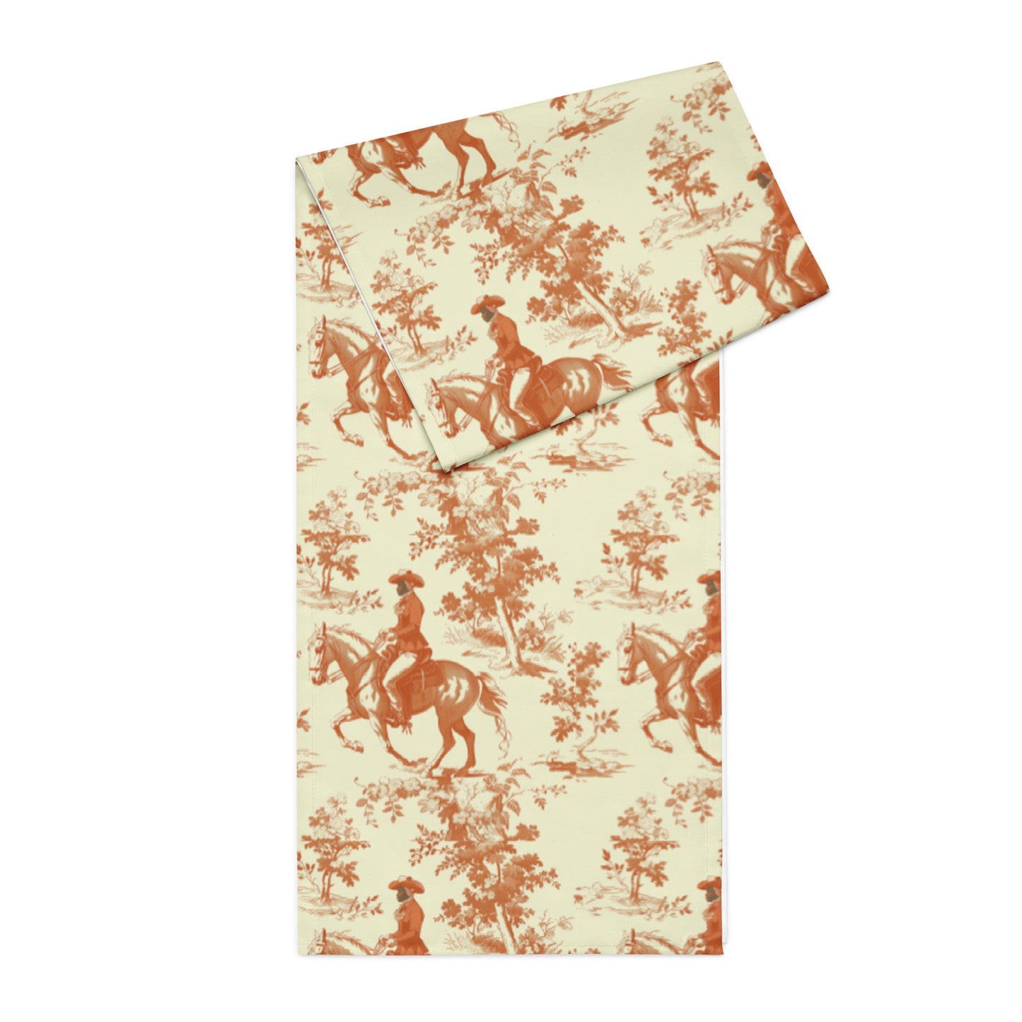 American Western Cowgirl Toile III Table runner