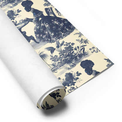 High Tea in the Garden Toile de Jouy Wrapping paper sheets