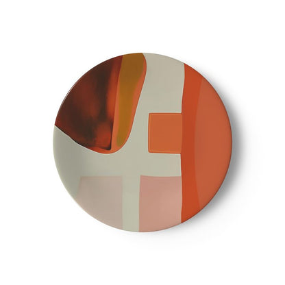 Midcentury Modern Coral Abstract II Dinnerware